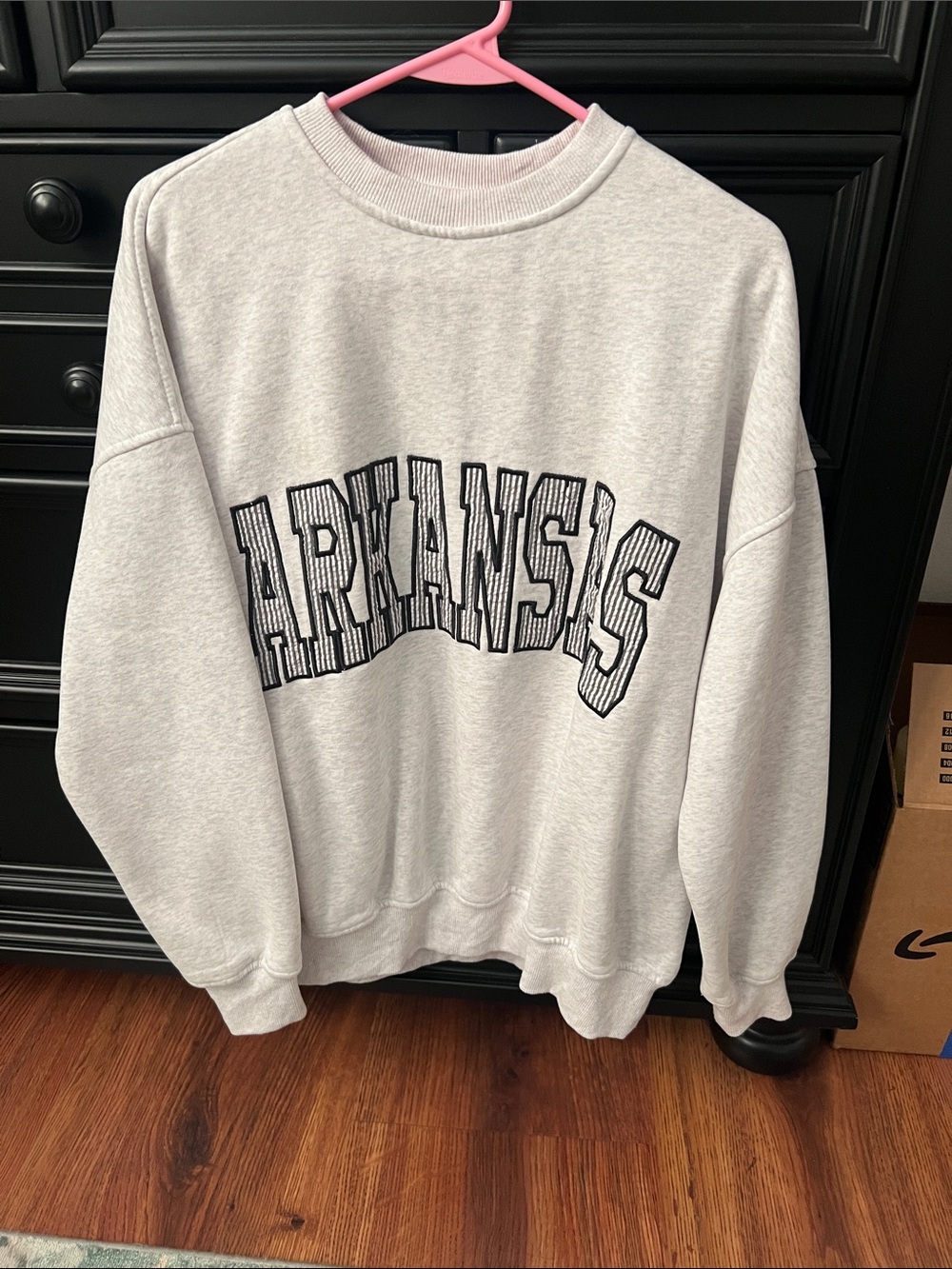Sunkissed Coconut Arkansas Sweatshirt size M